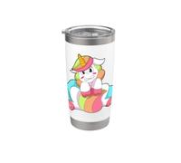Licorne Dormir Coussin Gobelet isotherme en acier inoxydable double paroi