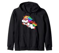 Licorne drôle comme héros pour Un Super-héros Sweat à Capuche