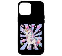 Licorne enfant licornes animal fabuleux conte de fées cheval rétro années 60 Coque pour iPhone 12 Pro Max