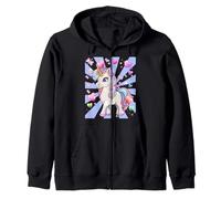 Licorne enfant licornes animal fabuleux conte de fées cheval rétro années 60 Sweat à Capuche