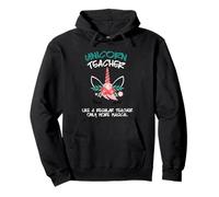 Licorne Enseignant Magique Éducation Éducation Mignon Enseignant Sweat à Capuche