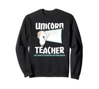 Licorne Enseignant Magique Éducation Éducation Mignon Enseignant Sweatshirt