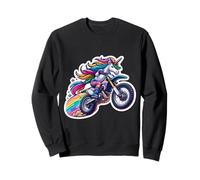 Licorne équitation Dirt Bike Rider Filles Motocross MX Moto Sweatshirt