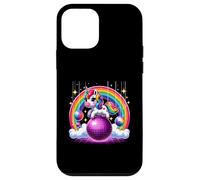 Licorne équitation Violet Boule Disco Magique Arc-en-Ciel coloré Coque pour iPhone 12 Mini