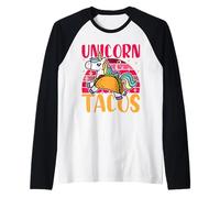 Licorne et tacos Magical Mexican Food Funny Cinco De Mayo Manche Raglan
