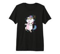 Licorne Faisant de l'endurance, du Sport, de l'entraînement Physique T-Shirt Haut de Gamme