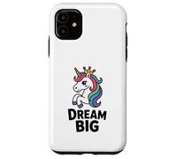 Licorne fantaisiste Dream Big Design Coque pour iPhone 11