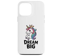 Licorne fantaisiste Dream Big Design Coque pour iPhone 13 Pro Max