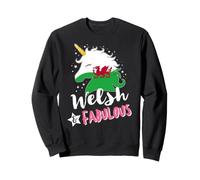 Licorne galloise Drapeau du Pays de Galles Sweatshirt