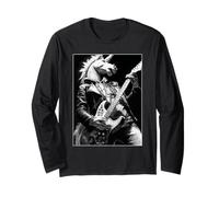 Licorne Gothique avec Guitare Urban Rocker Punk Grunge Manche Longue