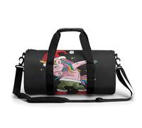 Licorne Hip Hop Sac De Sport Gym Sac De Voyage Sac Week-End Duffel Bag pour Camping Randonnée Voyage 45x23x23cm