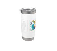 Licorne hygiéniste dentaire Gobelet isotherme en acier inoxydable double paroi