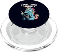Licorne I Don't Hold Grudges The List Humour PopSockets PopGrip pour MagSafe