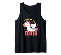 Licorne « I Lost My First Tooth I Baby Teeth Out » Débardeur
