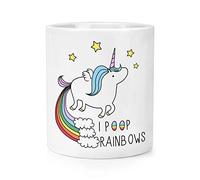 Licorne I Poop Rainbows Maquillage Pinceaux Crayon Pot