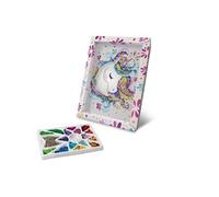 Lansay - COLLECTION SEQUINS - Licorne - Activités Manuelles pour Enfants Dès 7 ans - Créez un Tableau Étincelant avec des Sequins - Kit Création Tableaux Personalisés - Développe la Motricité Fine