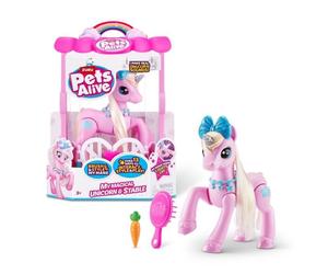 Licorne Interactif - My Magical Unicorn Pets Alive - 13 interactions et jeux pour découvrir la magie de ta licorne