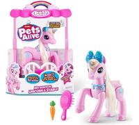 Licorne Interactif - ZURU - My Magical Unicorn Pets Alive - 13 interactions et jeux pour découvrir la magie de ta licorne