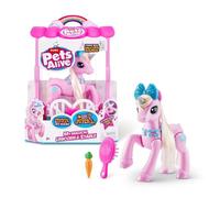 Licorne Interactif - ZURU - My Magical Unicorn Pets Alive - 13 interactions et jeux pour découvrir la magie de ta licorne