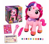 Licorne Interactive Rainbow Lilly | Jouet Licorne Télécommandé avec Baguette Magique | Licorne Qui Marche, Lumière et Sons | Robot Licorne pour Enfant
