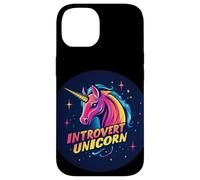 Licorne introvertie amusante qui a juste besoin d'espace Coque pour iPhone 14