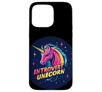 Licorne introvertie amusante qui a juste besoin d'espace Coque pour iPhone 15 Pro Max