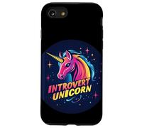 Licorne introvertie amusante qui a juste besoin d'espace Coque pour iPhone SE (2020) / 7 / 8
