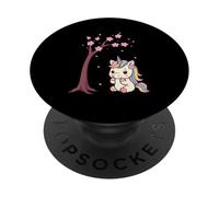 Licorne Japonaise Cerisier en Fleurs Sakura Culture Manga PopSockets PopGrip Adhésif