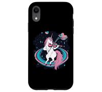Licorne Jouant du Violon dans l'espace Magical Violonist Music Coque pour iPhone XR