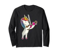 Licorne Jouant du Violon drôle Magique violoniste Musique Manche Longue