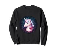 Licorne Kawaii dans Un Style Aquarelle Vif Sweatshirt