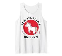 Licorne Kawaii I Just Really Love Cute Unicorn Lover Débardeur