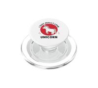 Licorne Kawaii I Just Really Love Cute Unicorn Lover PopSockets PopGrip pour MagSafe