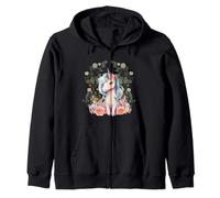 Licorne Licornes Créatures mythiques Nature Fleurs Fleur Femmes Enfant Sweat à Capuche