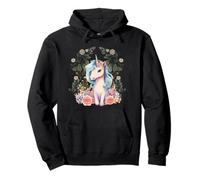 Licorne Licornes Créatures mythiques Nature Fleurs Fleur Femmes Enfant Sweat à Capuche