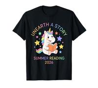 Licorne lisant Un Livre Découvrez Une Histoire Programme T-Shirt