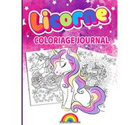 Licorne Livre coloriage: Pour les Enfants dès 4 ans |50 pages à colorier et espace de prise de note1page sur 2 (Magnifiques cadeau pour les enfants )