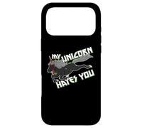 Licorne maléfique de l'enfer - Ma Licorne Te déteste Coque pour iPhone 17 Pro Max