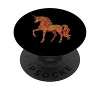 Licorne Mexicaine aztèque Mythe Antique mésoaméricaine Fantastique PopSockets PopGrip Adhésif