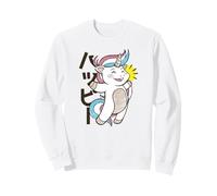Licorne Mignonne Kawaii Happy Expression Style Japonais Sweatshirt