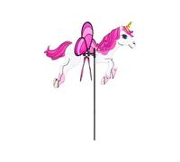 licorne moulin à vent 63 x 50 cm polyester blanc/rose