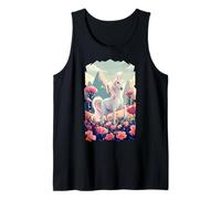 Licorne Mythique Fable Cheval à Cornes Hobby Horsing Flowers Débardeur