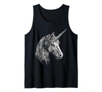 Licorne Mythique Graphic Fantasy Musique Casque Licorne Débardeur