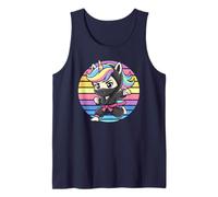 Licorne Ninja Birthday Fantasy I Like Pre-K Crew Shine Débardeur