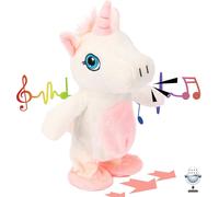 Licorne Parlante Qui Repete Ce Que Vous Dites, Jouet Interactif Anime Electrique En Marche, Peluche Parlante, Cadeau D'anniversaire Pour Tout-Petits, 9,5'( )