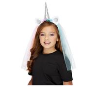 Licorne Pastel Bandeau Avec Voile Enfants Jour des Livres Déguisement Accessoire
