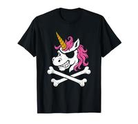 Licorne Pirate avec Cache-Œil Licorne Drôle T-Shirt