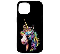 Licorne Poney Cavalier Ponyhof Chevaux Équitation Licornes Coque pour iPhone 15