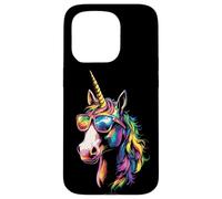 Licorne Poney Cavalier Ponyhof Chevaux Équitation Licornes Coque pour iPhone 15 Pro