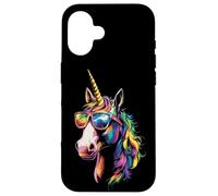 Licorne Poney Cavalier Ponyhof Chevaux Équitation Licornes Coque pour iPhone 16